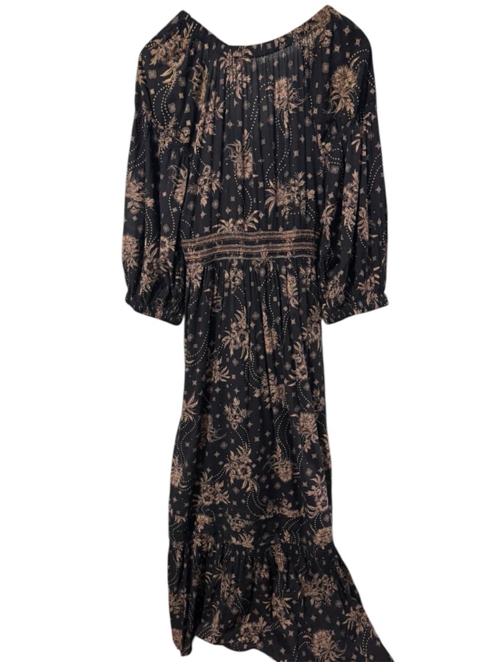 NWT Free People Golden Hour Maxi Dress Size Large Boho MSRP $168 - Picture 5 of 16